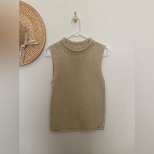 LL. Bean silk sweater tank